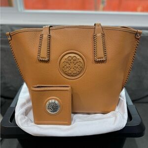 Brighton Ferrara Collection Purse + Matching Wallet